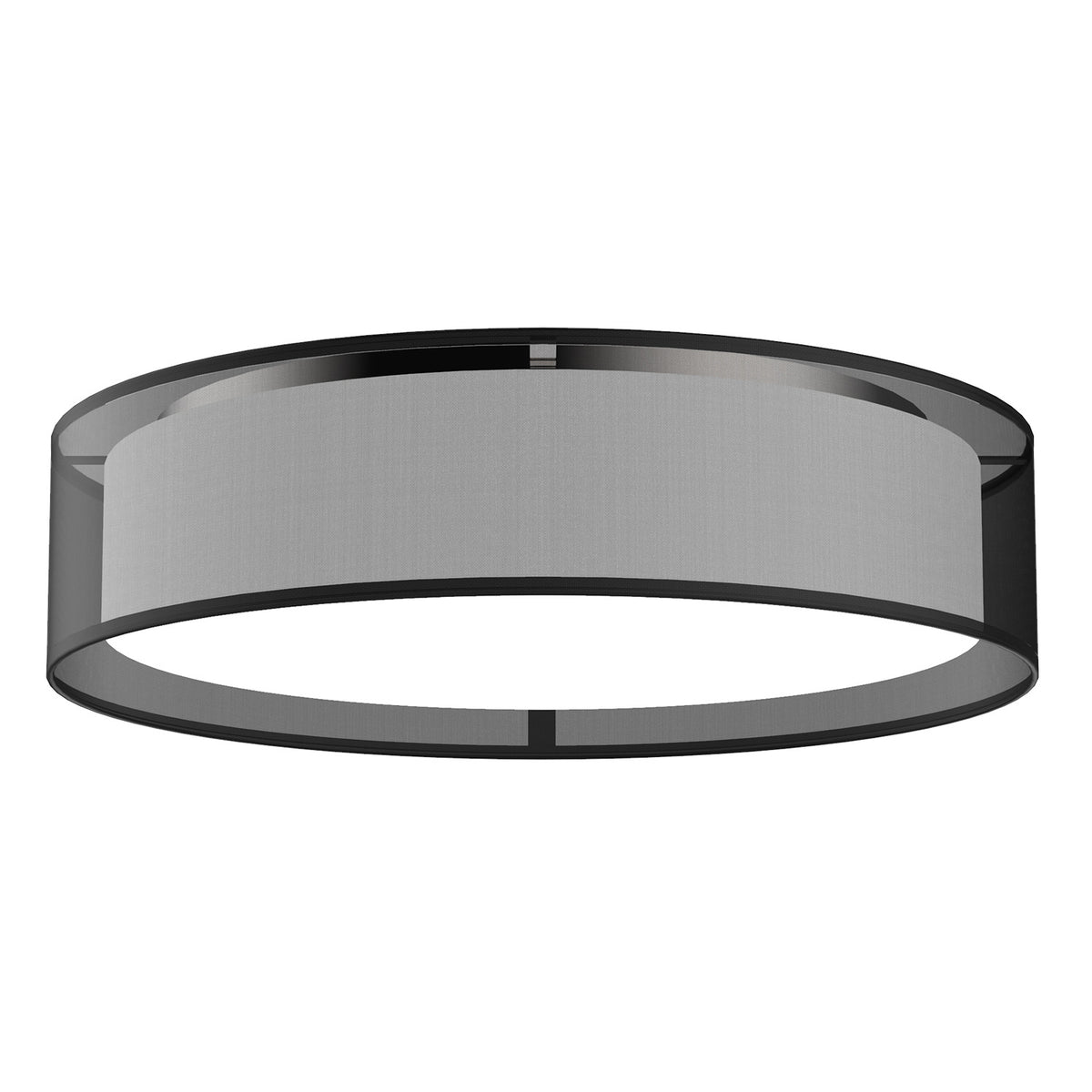 Kuzco Lighting - FM7920-BOR - LED Flush Mount - Dalton - Black Organza