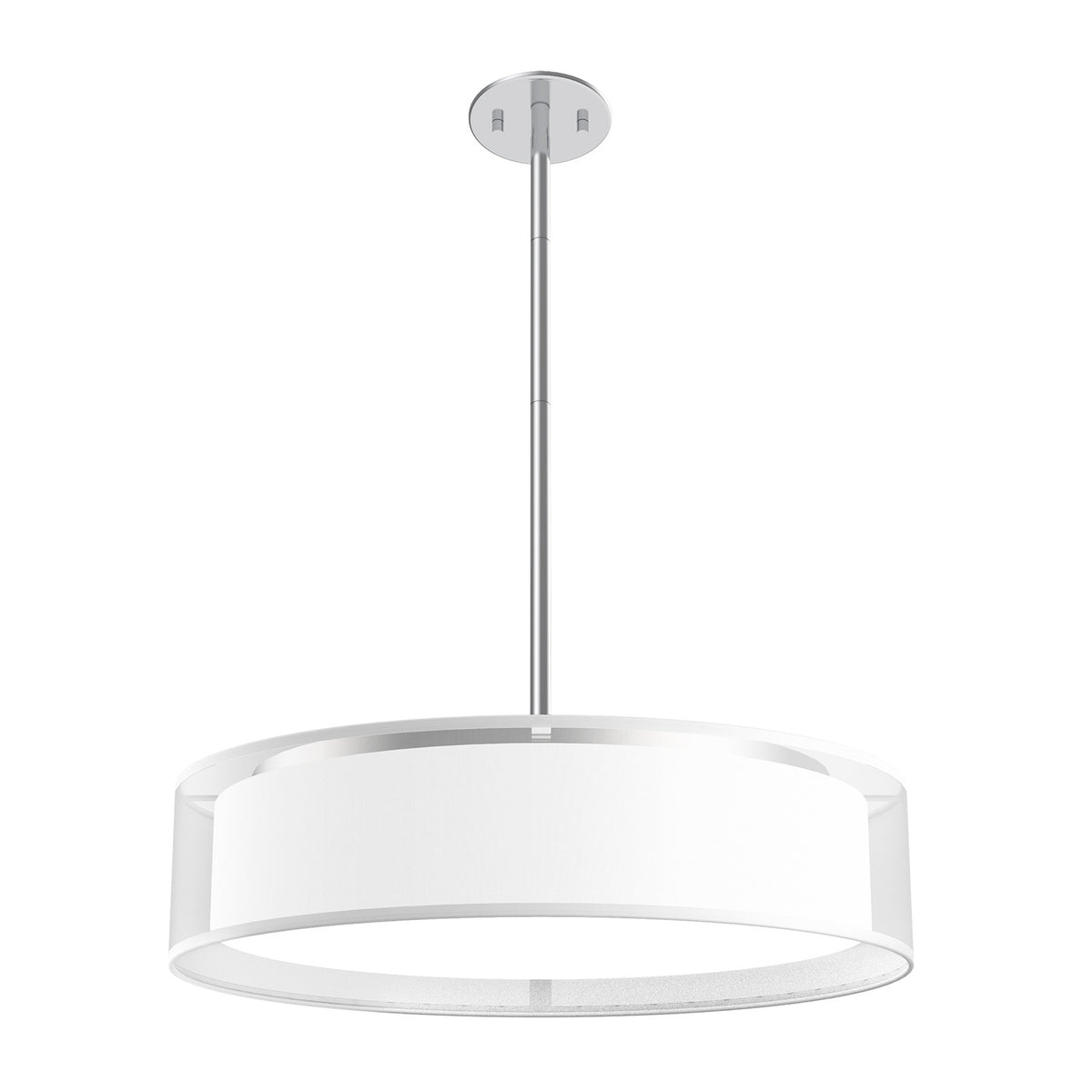 Kuzco Lighting - PD7920-WOR - LED Pendant - Dalton - White Organza