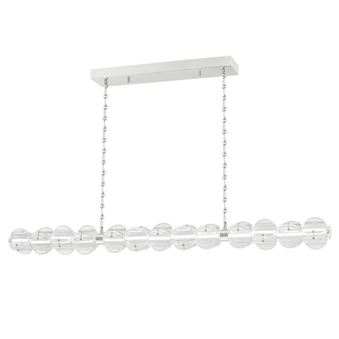 Hudson Valley LED Island Pendant from the Lindley collection in Polished Nickel finish