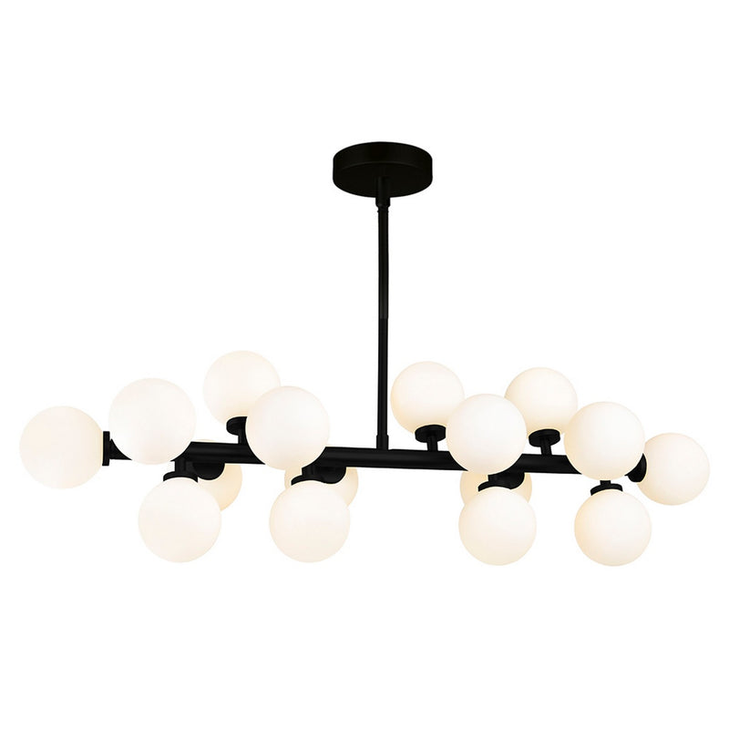 CWI Lighting - 1020P36-16-101 - LED Chandelier - Arya - Black