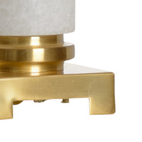 Chelsea House Round White Crosby Lamp