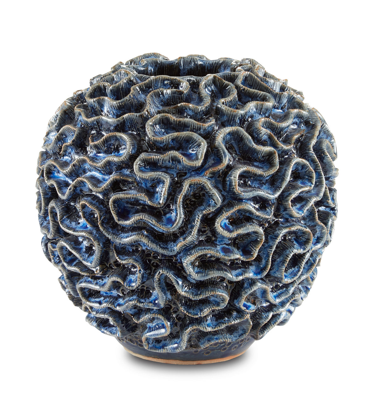 Currey and Company - 1200-0490 - Vase - Milos - Blue