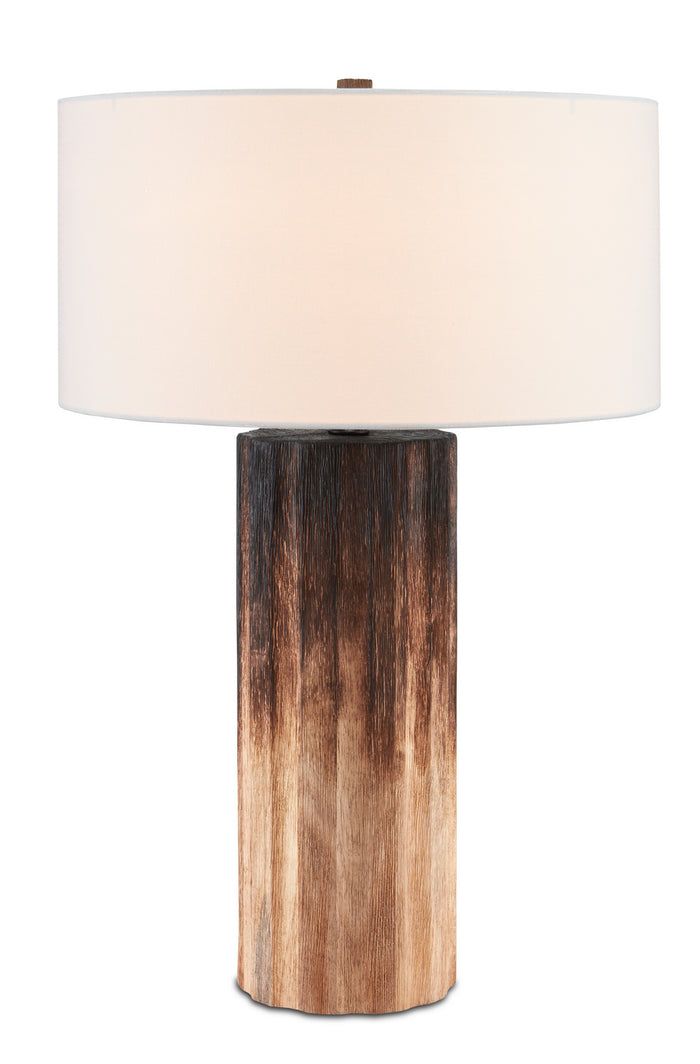 Currey and Company One Light Table Lamp from the Tendai collection in Natural finish