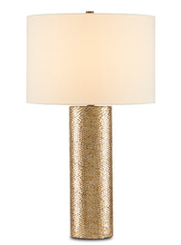 Currey and Company One Light Table Lamp from the Glimmer collection in Gold finish