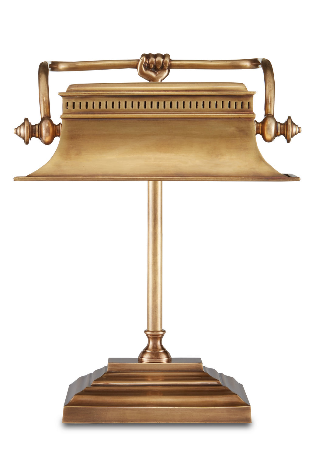 Currey and Company - 6000-0758 - One Light Table Lamp - Malvasia Collection - Vintage Brass