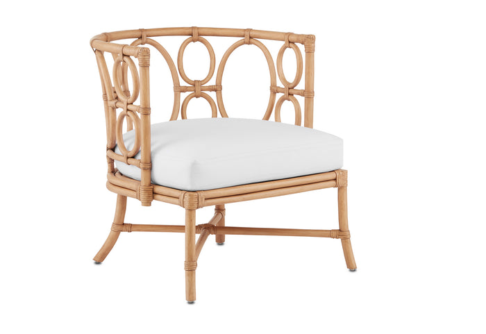 Currey and Company Chair from the Tegal collection in Rattan/Natural finish