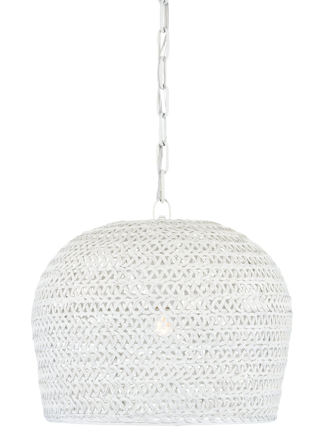Currey and Company - 9000-0870 - One Light Chandelier - Piero Collection - White