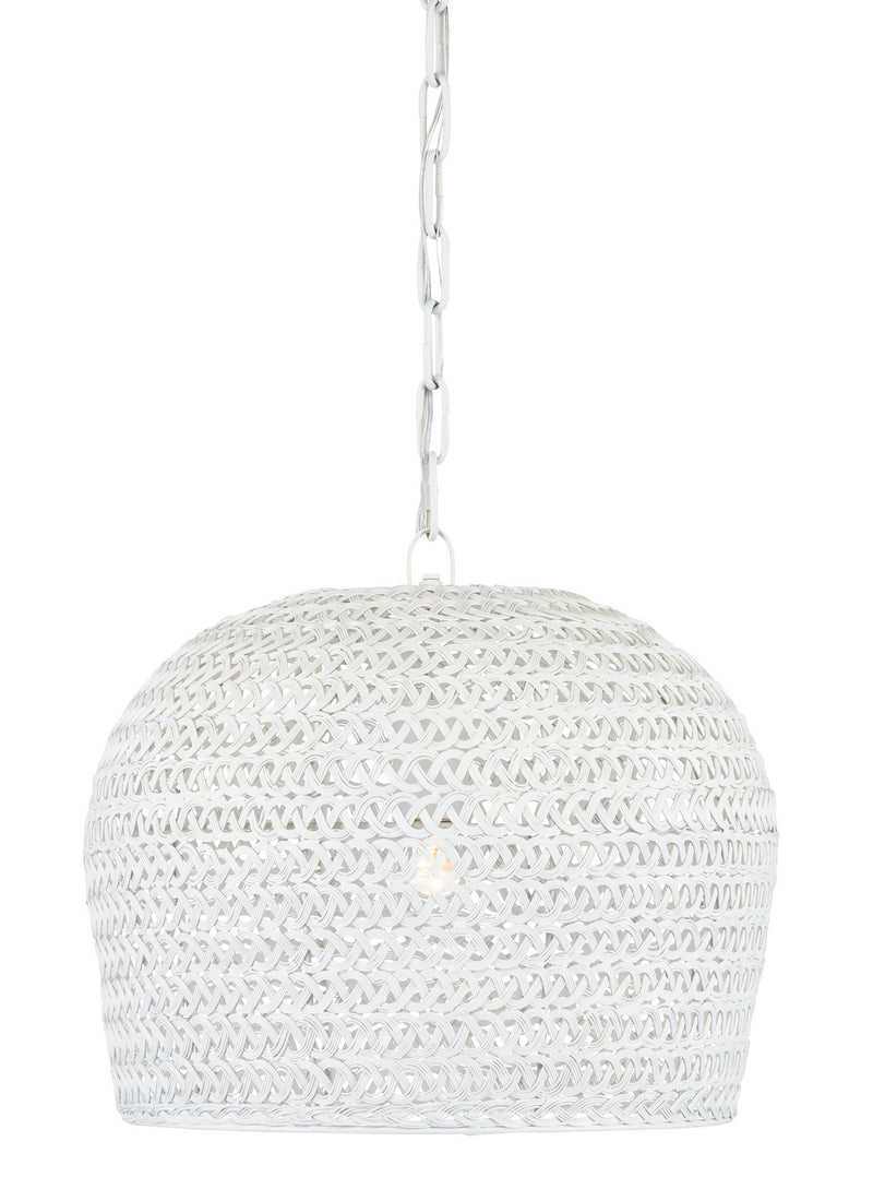 Currey and Company - 9000-0870 - One Light Chandelier - Piero Collection - White