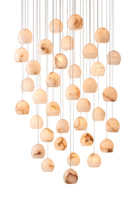 Currey and Company - 9000-0901 - 36 Light Pendant - Lazio Collection - White