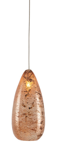 Currey and Company - 9000-0902 - One Light Pendant - Rame Collection - Copper
