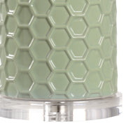 Chelsea House April Honeycomb Lamp - Pistachio