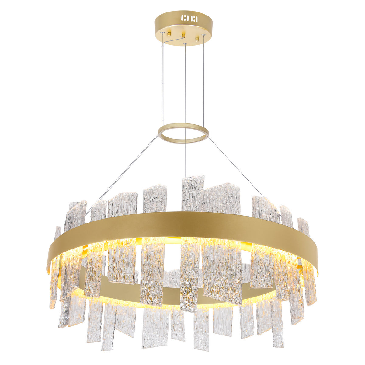 CWI Lighting - 1246P32-602 - LED Chandelier - Guadiana - Satin Gold