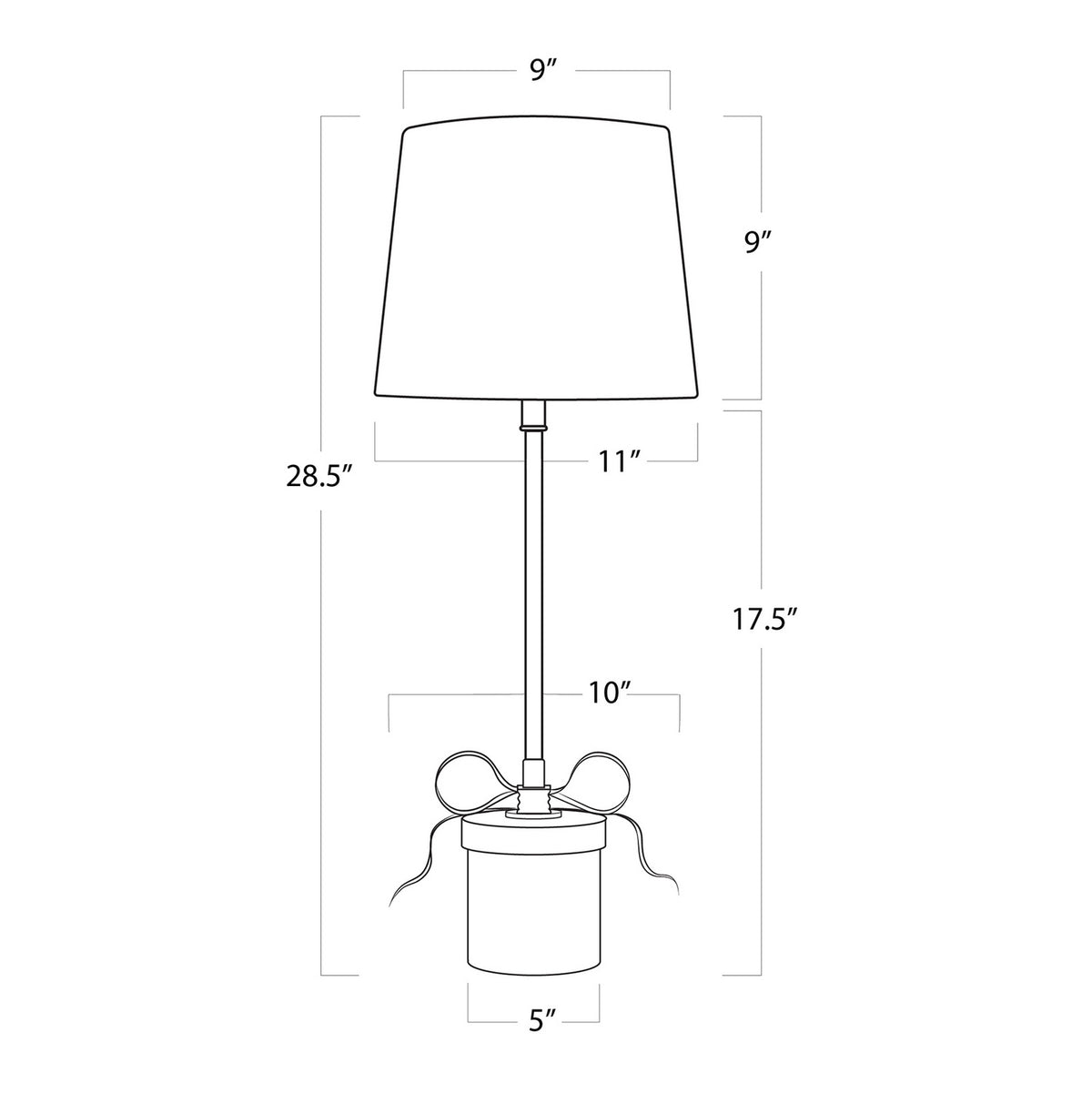 Regina Andrew - 13-1484 - One Light Table Lamp - Ribbon - Natural Stone