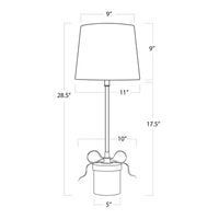 Regina Andrew - 13-1484 - One Light Table Lamp - Ribbon - Natural Stone