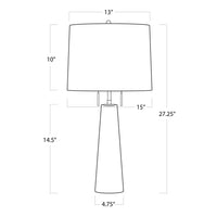 Regina Andrew - 13-1516 - Two Light Table Lamp - Austen - Natural Stone