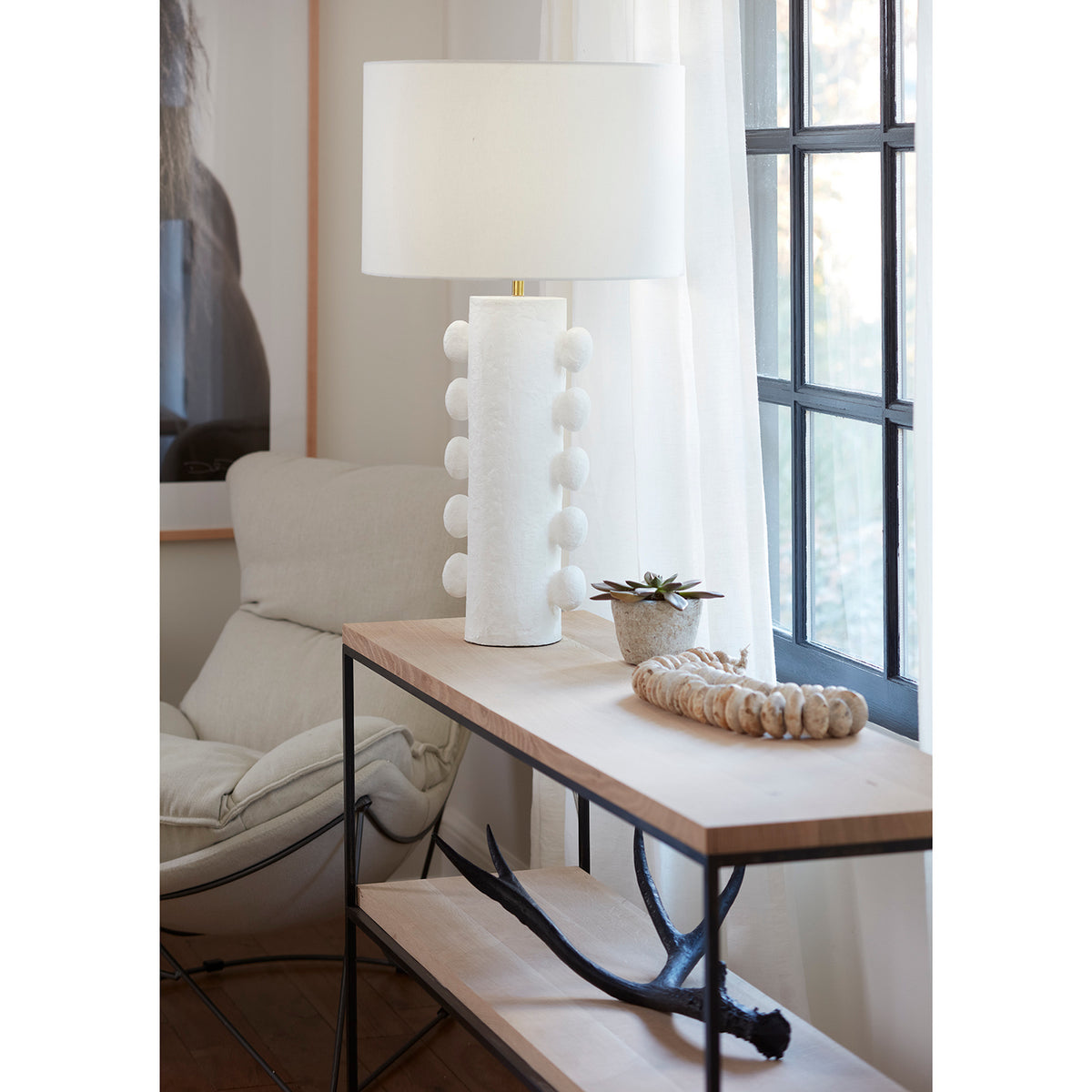 Regina Andrew - 13-1534WT - One Light Table Lamp - Sanya - White