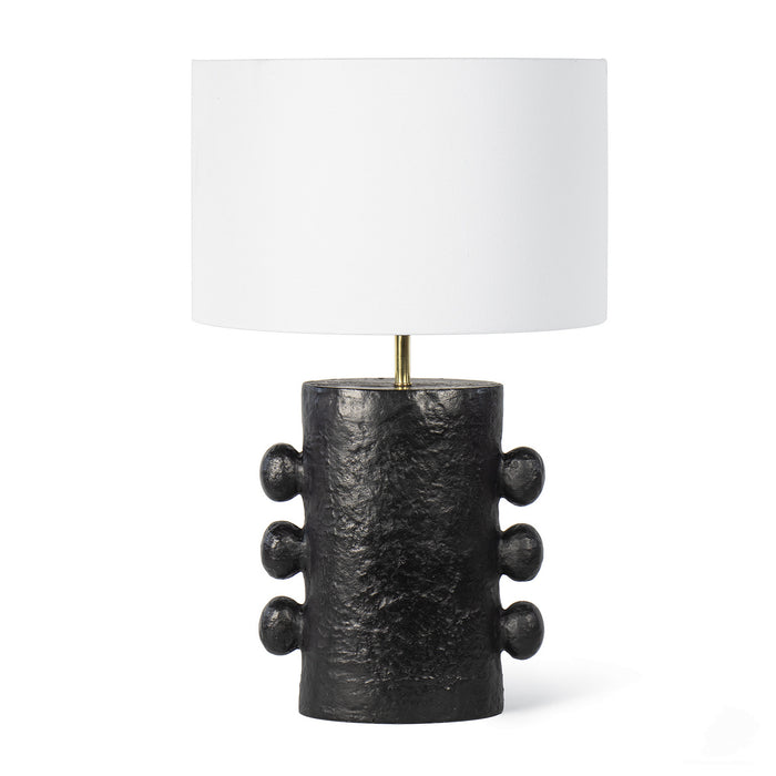 Regina Andrew One Light Table Lamp from the Maya collection in Black finish