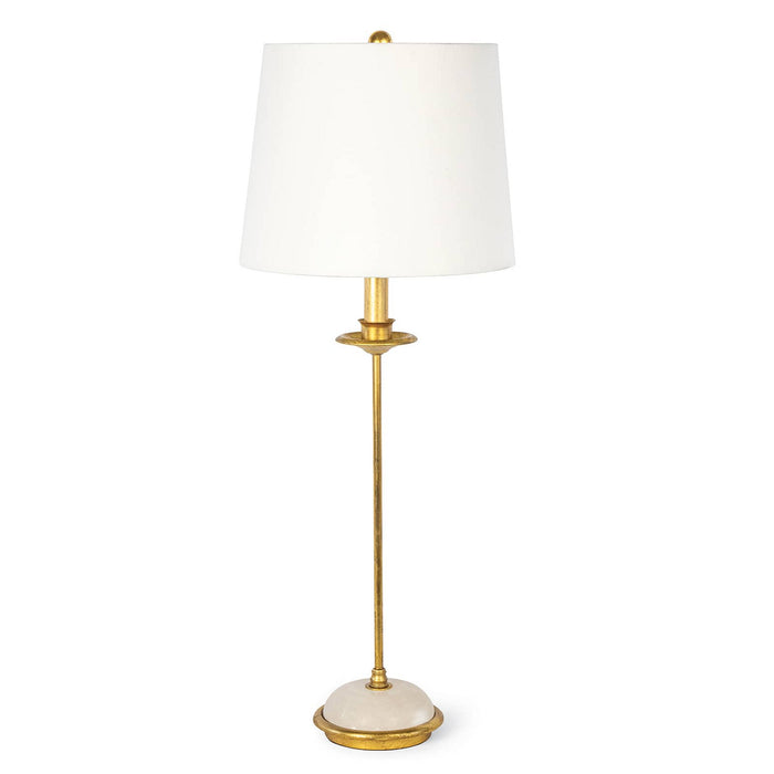 Regina Andrew One Light Buffet Lamp from the Fisher collection in Gold Leaf finish