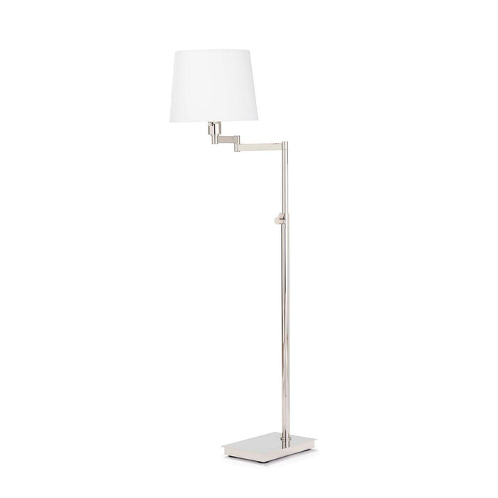 Regina Andrew One Light Floor Lamp from the Virtue collection in Polished Nickel finish