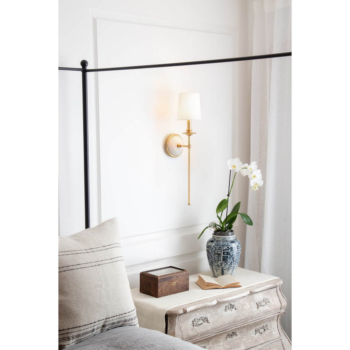 Regina Andrew - 15-1165 - One Light Wall Sconce - Fisher - Gold Leaf