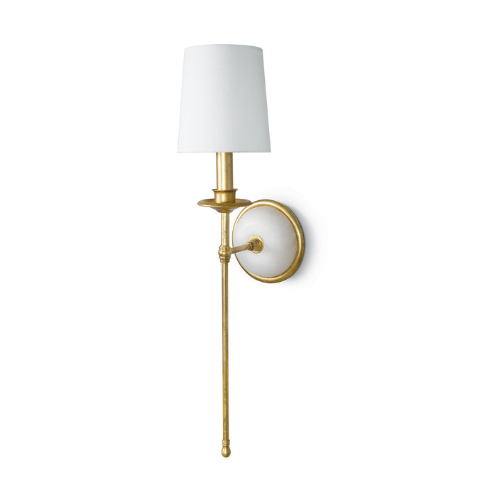 Regina Andrew One Light Wall Sconce from the Fisher collection in Gold Leaf finish