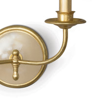 Regina Andrew - 15-1166 - Two Light Wall Sconce - Fisher - Gold Leaf