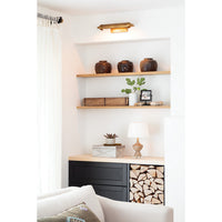 Regina Andrew - 15-1174NB - Two Light Picture Light - Devon - Natural Brass
