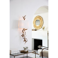 Regina Andrew - 15-1179 - Two Light Wall Sconce - Trillium - Antique Gold Leaf