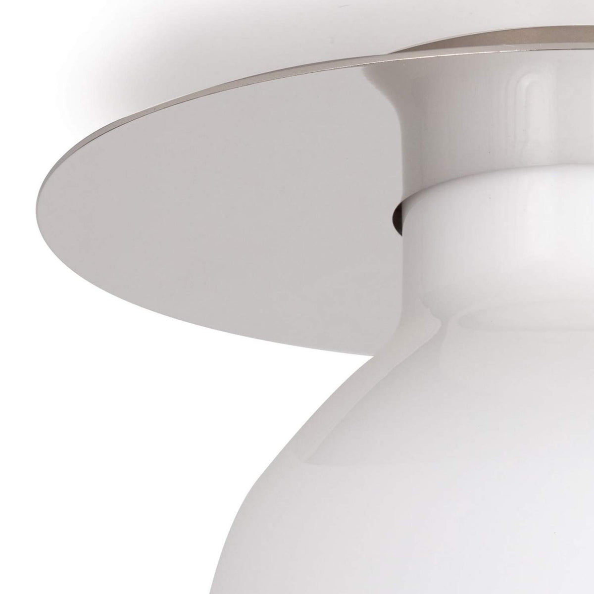 Regina Andrew - 16-1354PN - One Light Flush Mount - Mixer - White