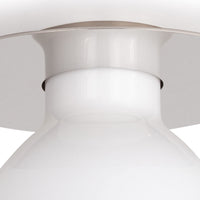 Regina Andrew - 16-1354PN - One Light Flush Mount - Mixer - White