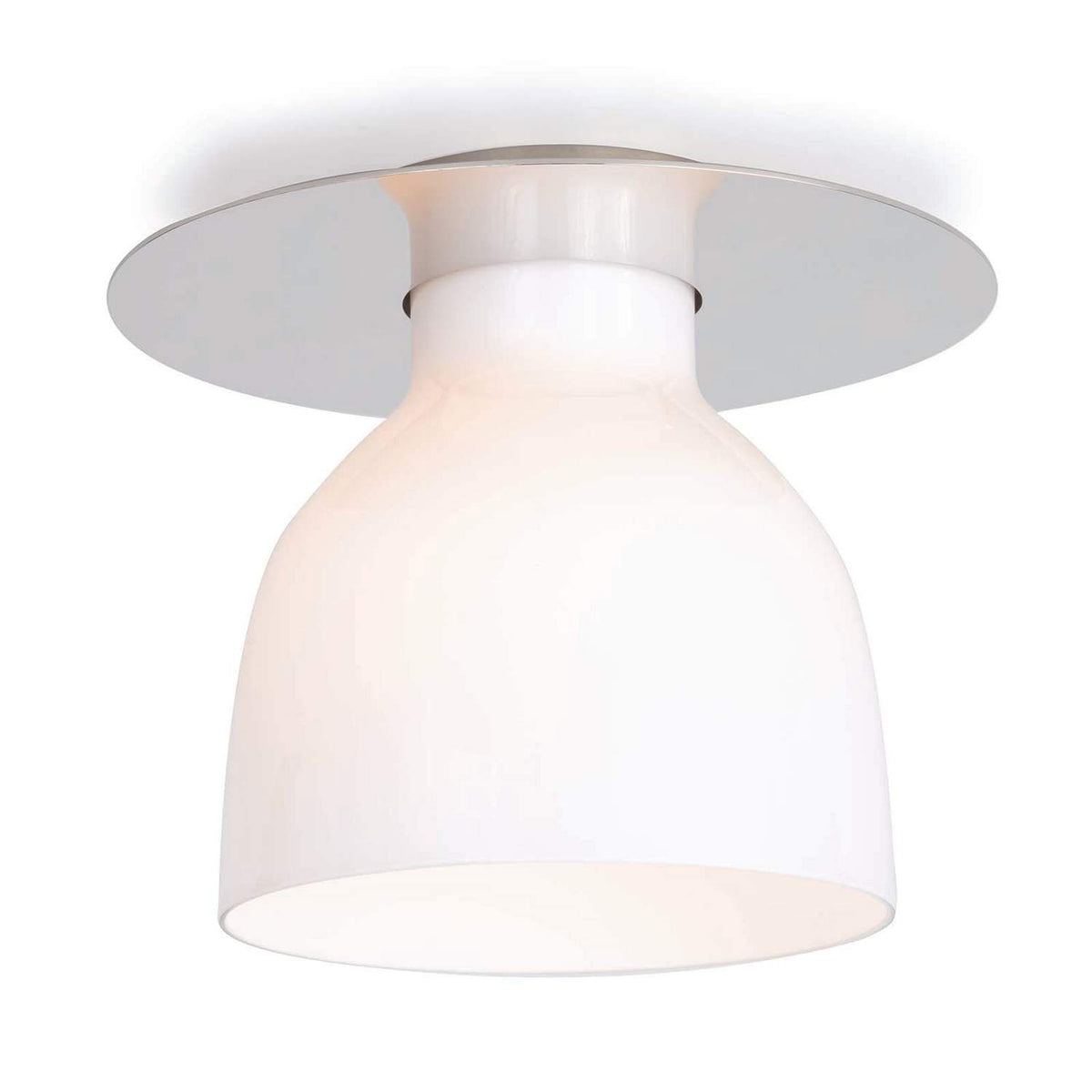 Regina Andrew - 16-1354PN - One Light Flush Mount - Mixer - White
