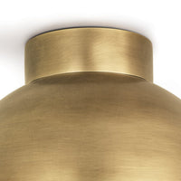 Regina Andrew - 16-1356NB - One Light Flush Mount - Montreux - Natural Brass
