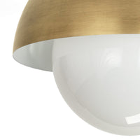Regina Andrew - 16-1356NB - One Light Flush Mount - Montreux - Natural Brass