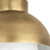Regina Andrew - 16-1356NB - One Light Flush Mount - Montreux - Natural Brass