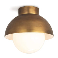 Regina Andrew - 16-1356NB - One Light Flush Mount - Montreux - Natural Brass