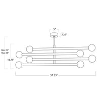 Regina Andrew - 16-1358NB - LED Chandelier - Beaubien - Natural Brass