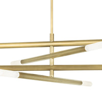 Regina Andrew - 16-1363NB - Eight Light Chandelier - Wick - Natural Brass
