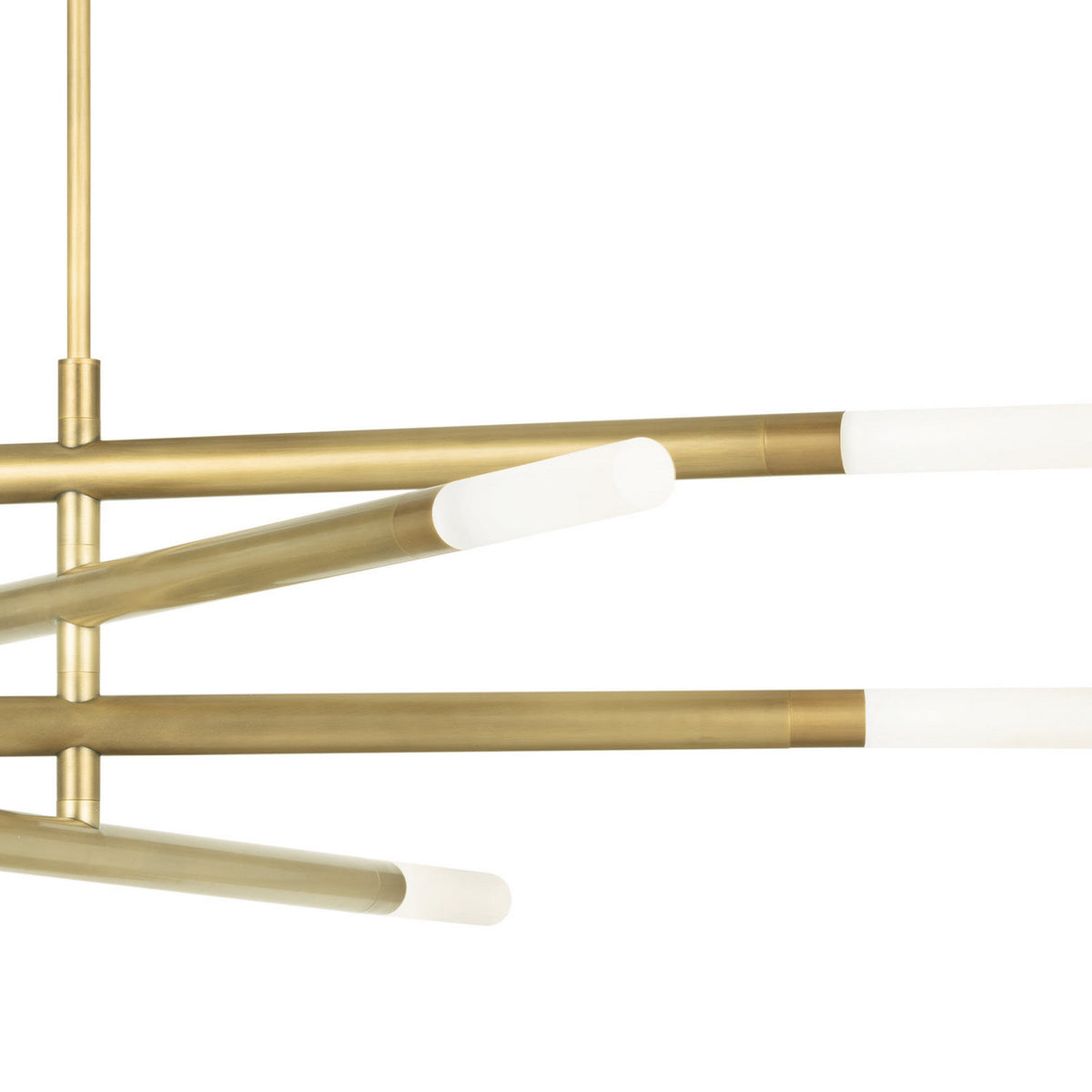 Regina Andrew - 16-1363NB - Eight Light Chandelier - Wick - Natural Brass