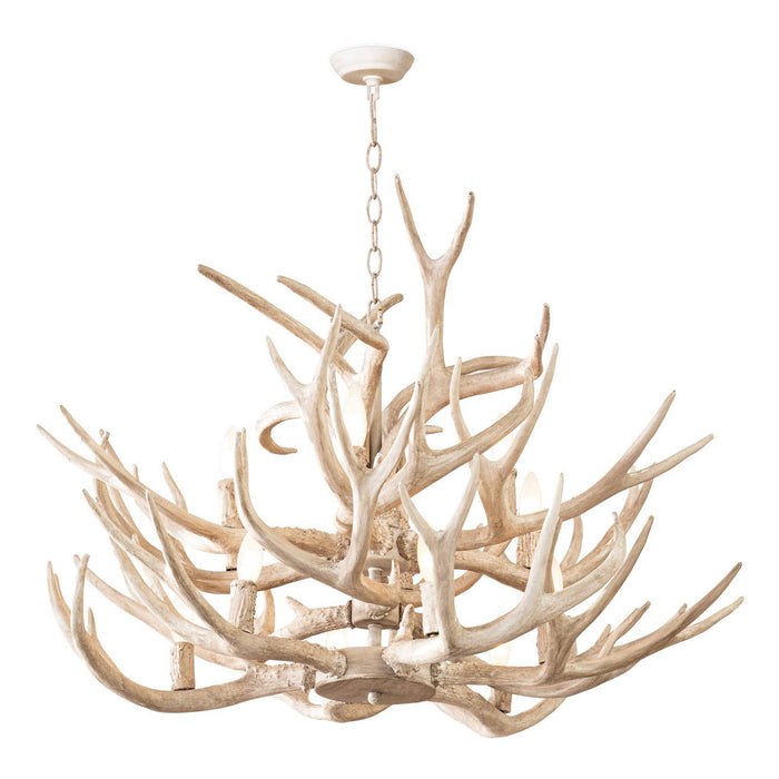 Regina Andrew 12 Light Chandelier from the Waylon collection in Natural finish