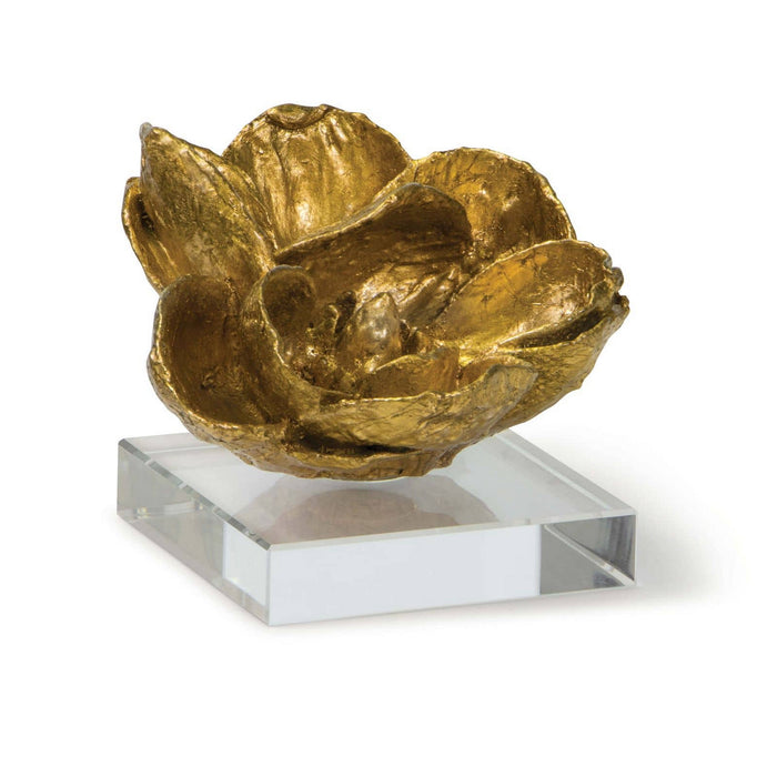Regina Andrew Objet from the Magnolia collection in Gold Leaf finish