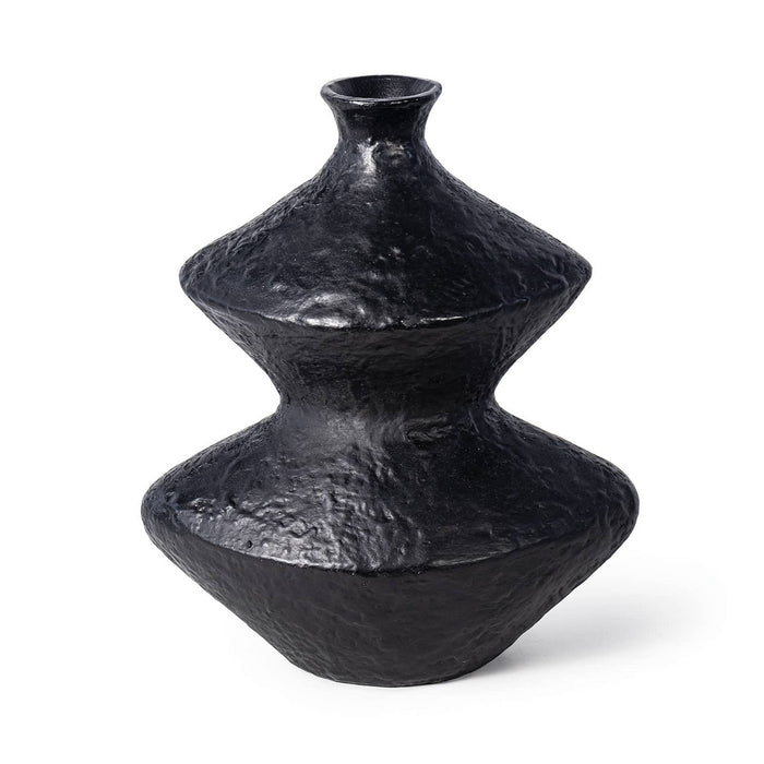 Regina Andrew Vase from the Poe collection in Black finish