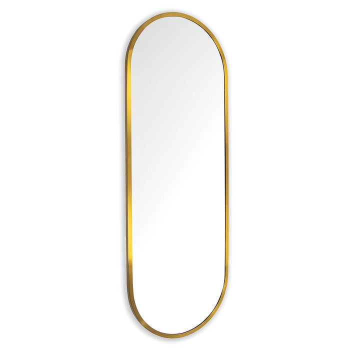 Regina Andrew Mirror from the Doris collection in Natural Brass finish