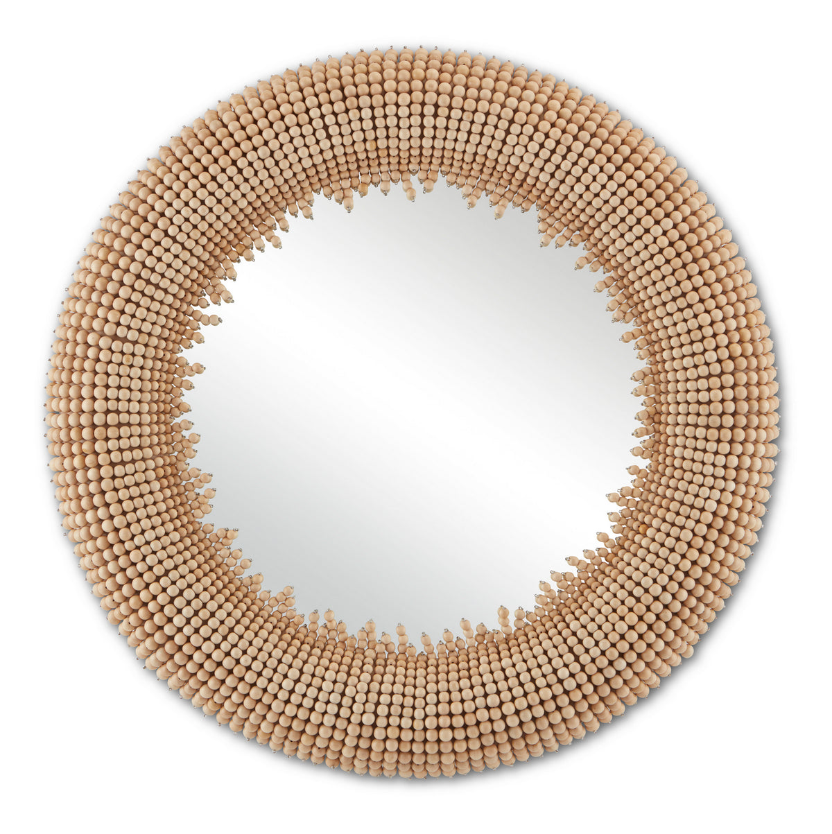 Currey and Company - 1000-0107 - Mirror - Jeanie - Beige