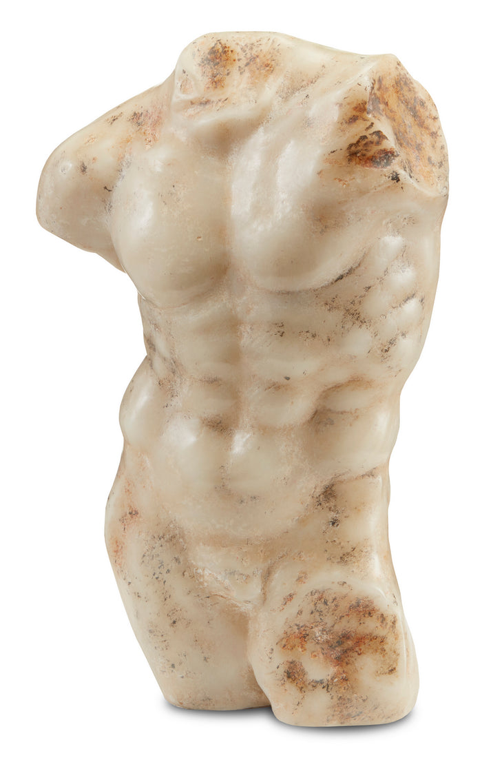 Currey and Company - 1200-0443 - Ancient Greek Torso - Ancient Greek Torso - Aged Beige/Brown