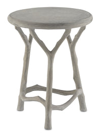Currey and Company Table/Stool from the Hidcote collection in Portland/Faux Bois finish