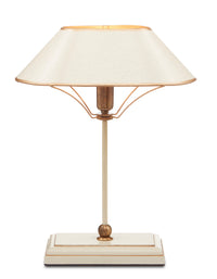 Currey and Company - 6000-0702 - One Light Table Lamp - Daphne - Ivory/Gold