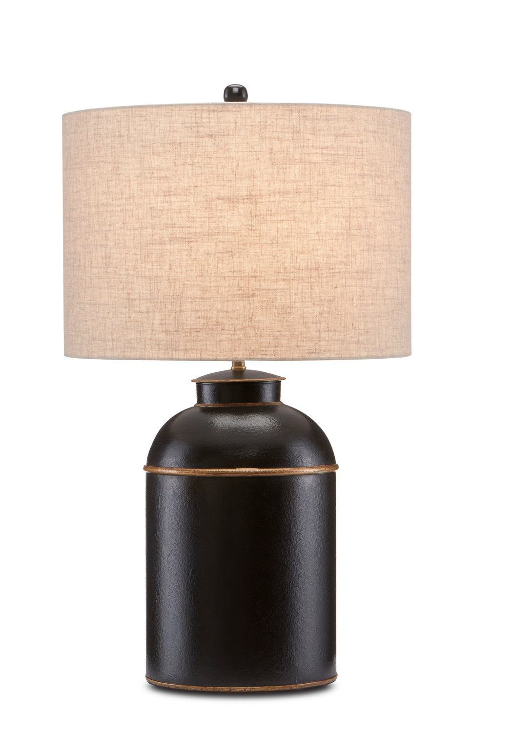 Currey and Company - 6000-0703 - One Light Table Lamp - London Collection - Black/Gold