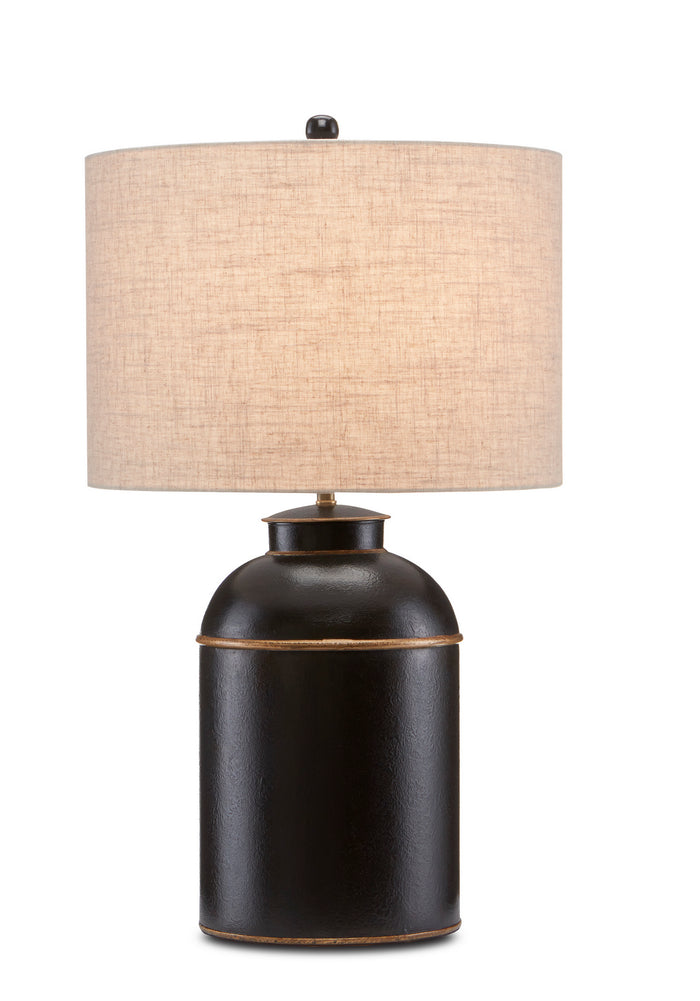 Currey and Company - 6000-0703 - One Light Table Lamp - London Collection - Black/Gold