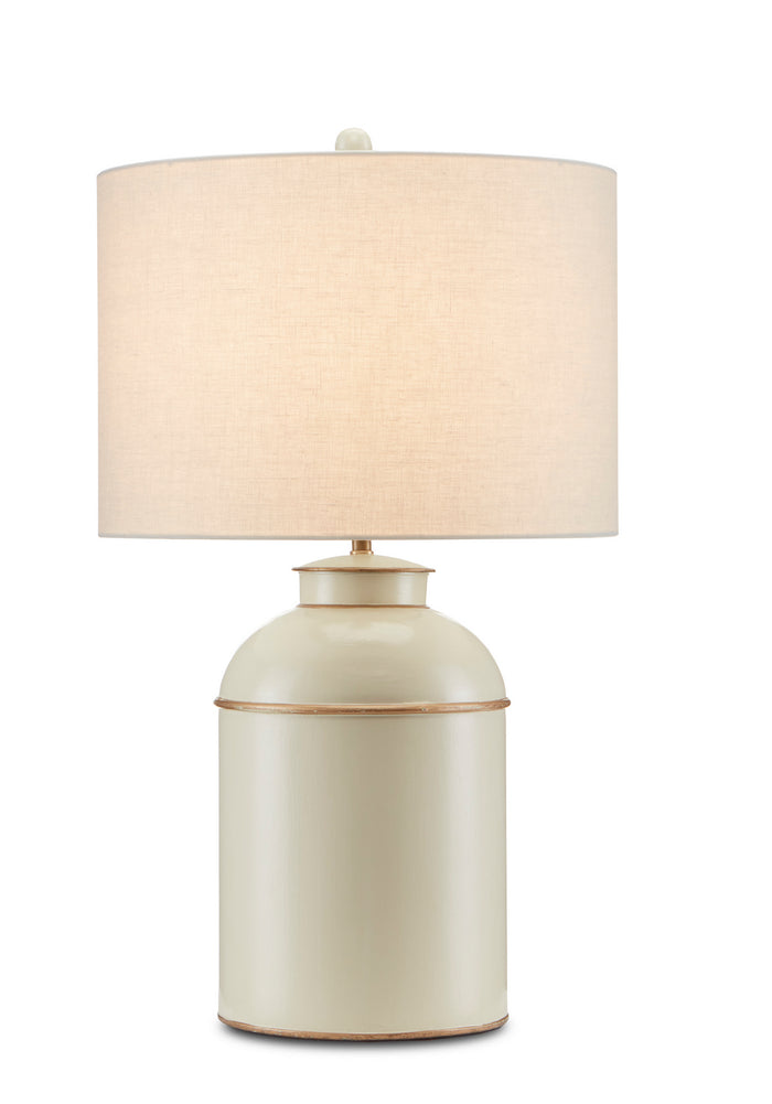 Currey and Company One Light Table Lamp from the London collection in Ivory/Gold finish