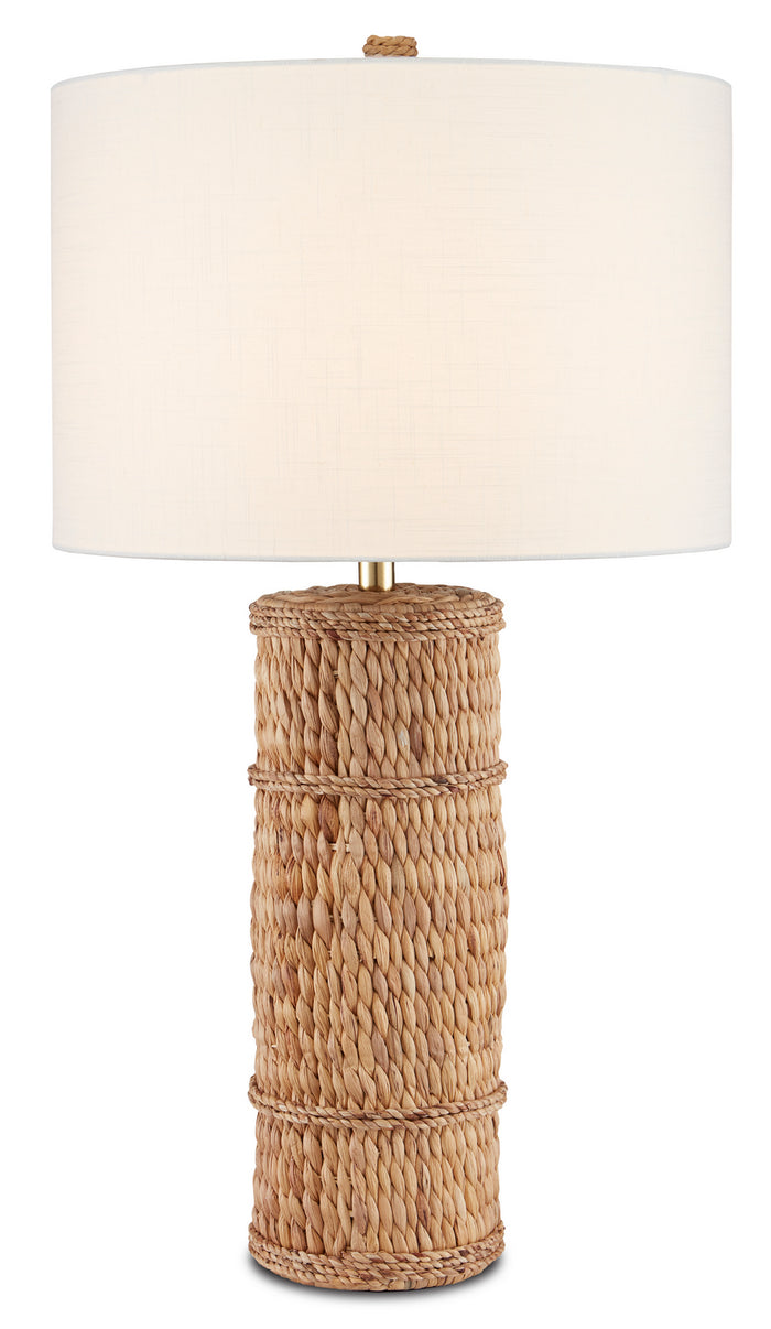 Currey and Company One Light Table Lamp from the Azores collection in Natural finish
